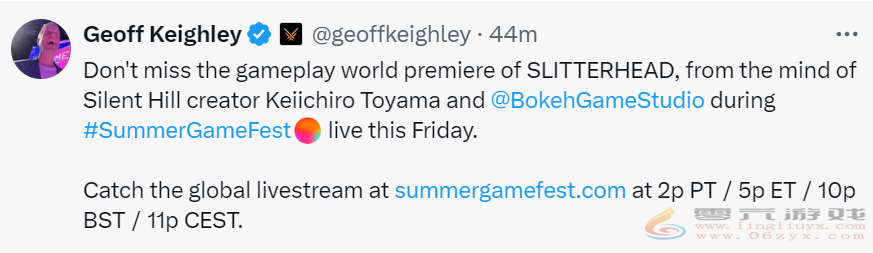 杰夫推特：《野狗子》将出席夏日游戏节 (图2)