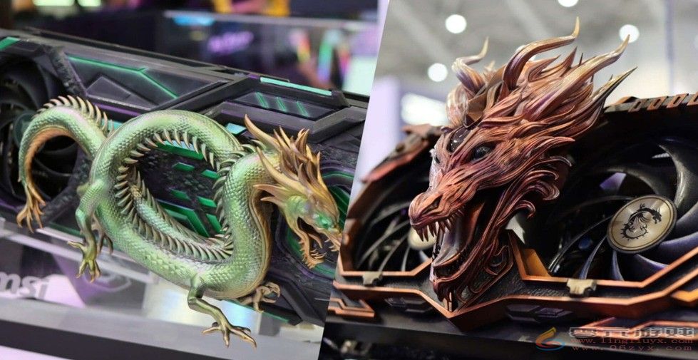 微星龙主题RTX 40系列显卡亮相：龙形外观太吸睛！(图1)