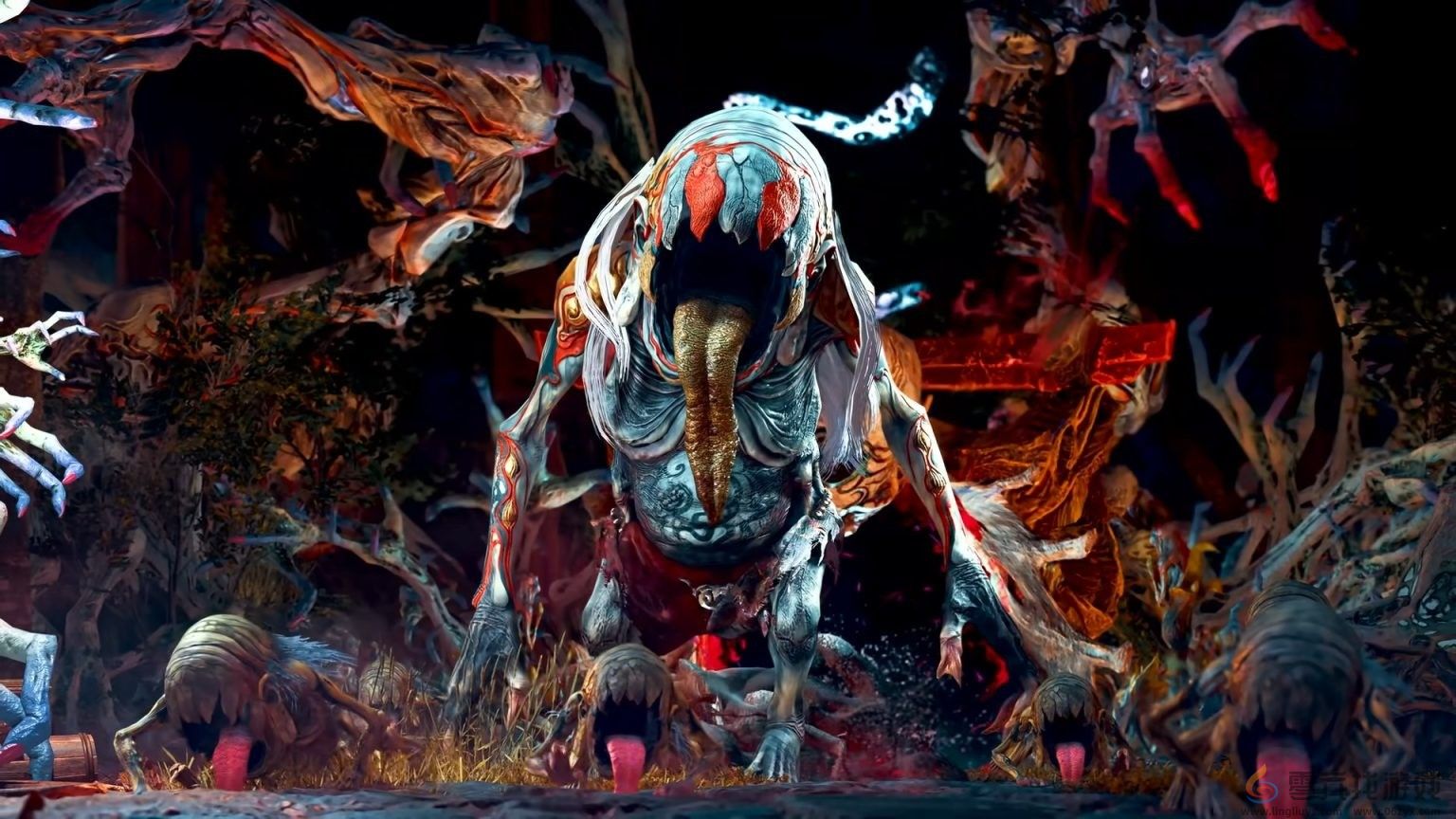 《祇：女神之道》新视频聚焦图形效果/背景塑造(图1)