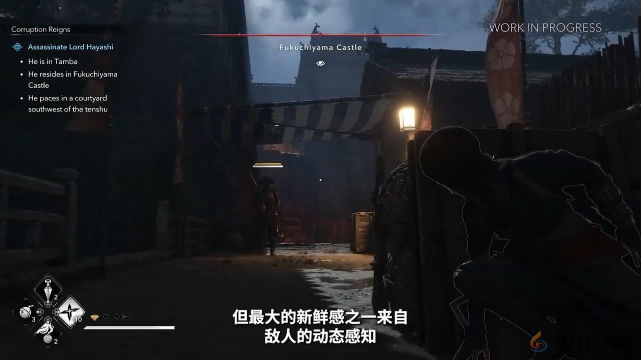 《刺客信条：影》官方实机解析视频 战斗潜行系统革新(图5)