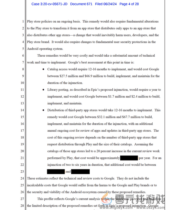 谷歌：满足Epic开放第三方商店要求需耗资超6千万美金(图2)