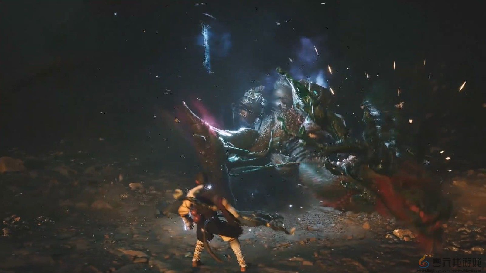 《黑神话：悟空》隐藏Boss“赤髯龙”战斗演示(图1)