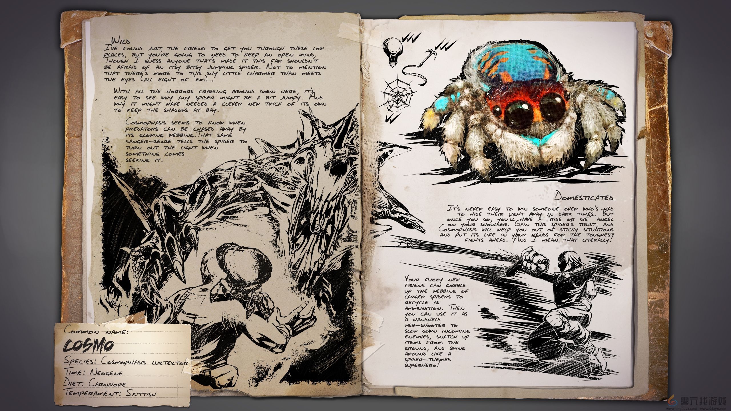 《方舟生存飞升》新生物“星灵蛛”生物图谱首曝，“方舟俱乐部”玩法更新(图2)