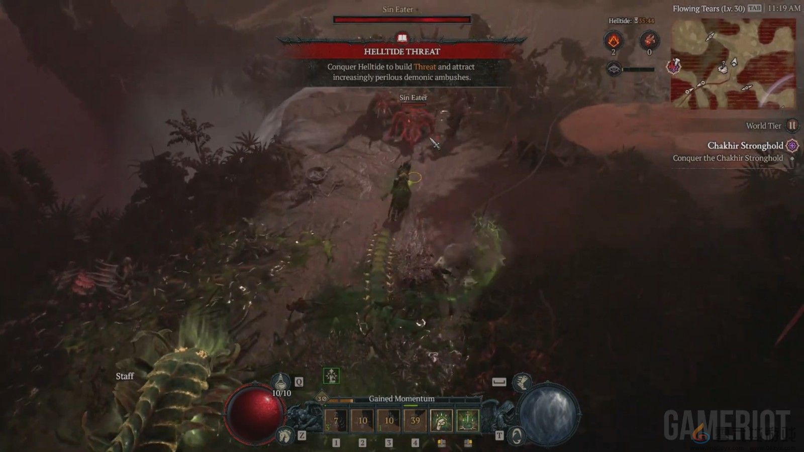 《暗黑破坏神4：憎恨之躯》新职业灵巫科隆展12分钟试玩(图13)