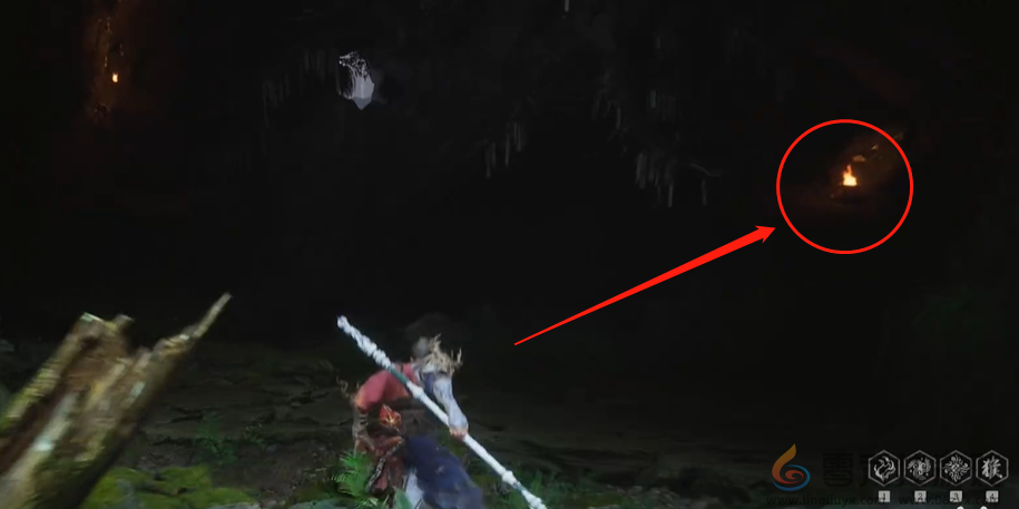 黑神话:悟空黑神话悟空黑风洞洞内土地庙位置攻略(图4) 黑神话:悟空黑神话悟空黑风洞洞内土地庙位置攻略(图4)