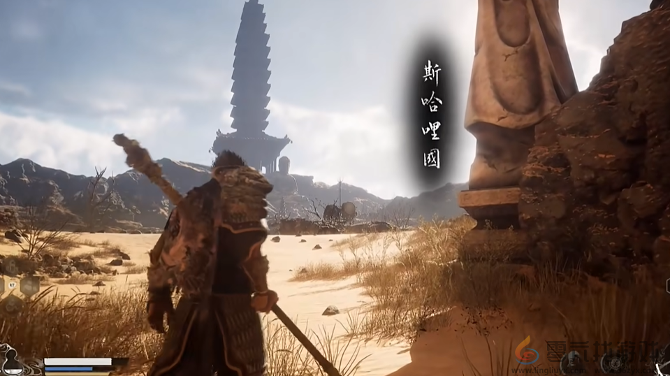 黑神话：悟空黑神话悟空隐斯哈里国沙门界土地庙位置攻略(图4)