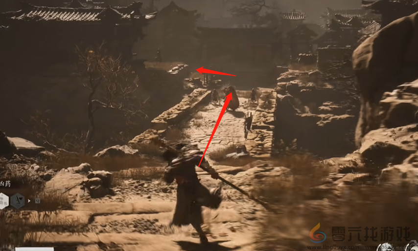 黑神话:悟空黑神话悟空黄风阵定风庄土地庙位置攻略(图2) 黑神话:悟空黑神话悟空黄风阵定风庄土地庙位置攻略(图2)