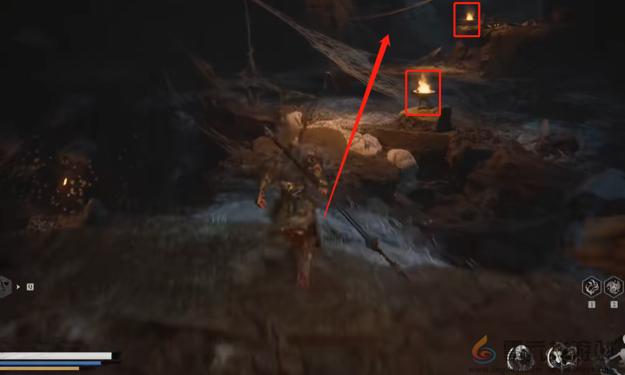 黑神话：悟空黑神话悟空盘丝洞底层土地庙位置攻略(图13)