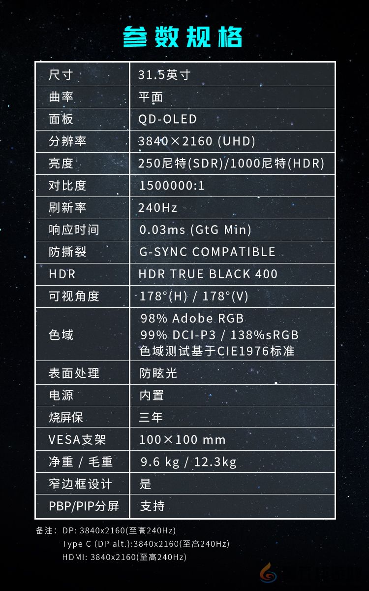 微星发布MPG 322URX QD-OLED流光显示器，DP2.1技术引领视觉新体验(图5)
