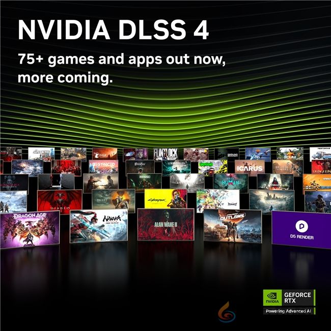 RTX 5090 D和5080现已推出 —— 以及带有多帧生成功能的DLSS 4，全新GeForce Game Ready驱动和NVIDIA App(图1)