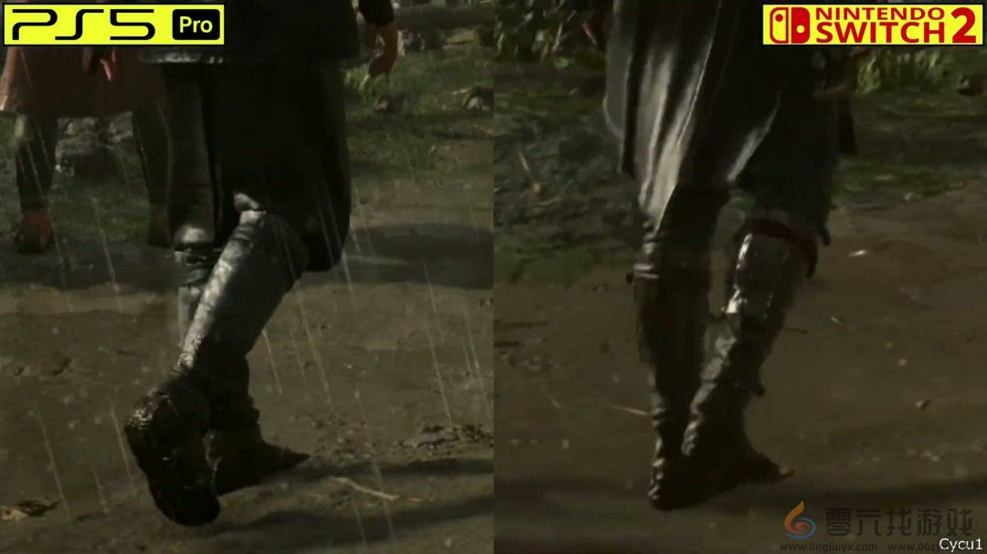 《刺客信条：影》PS5 Pro和Switch 2画面对比(图1)