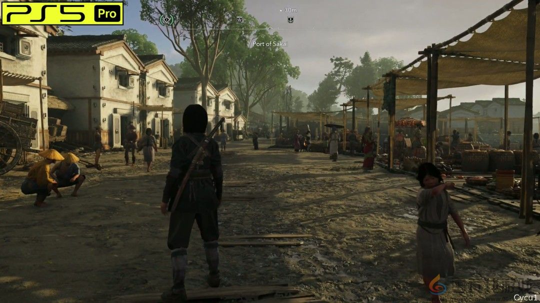 《刺客信条：影》PS5 Pro和Switch 2画面对比(图7)