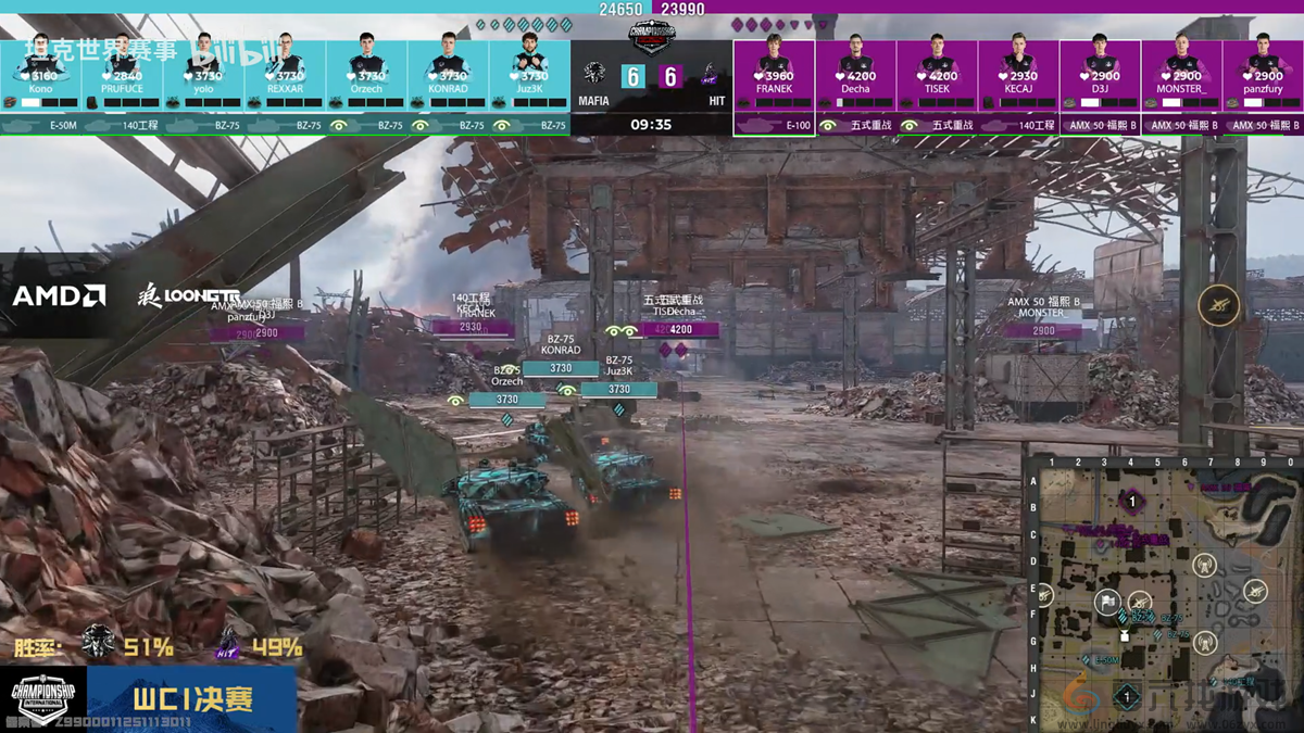 坦克世界新王登基！MAFIA鏖战七图，终结H&R卫冕之路勇夺2025WCI冠军(图4)