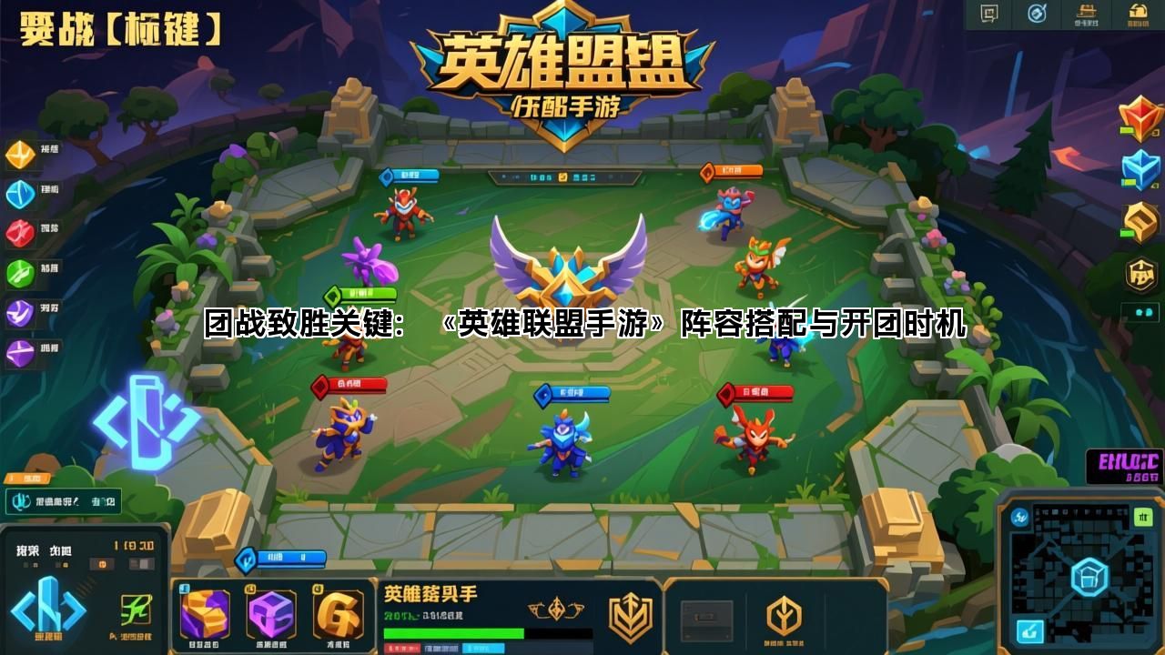 团战致胜关键：《英雄联盟手游》阵容搭配与开团时机(图1)